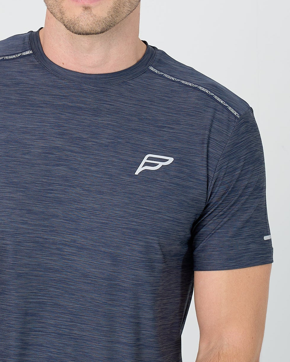 Mens Transform T-Shirt - Navy/Grey
