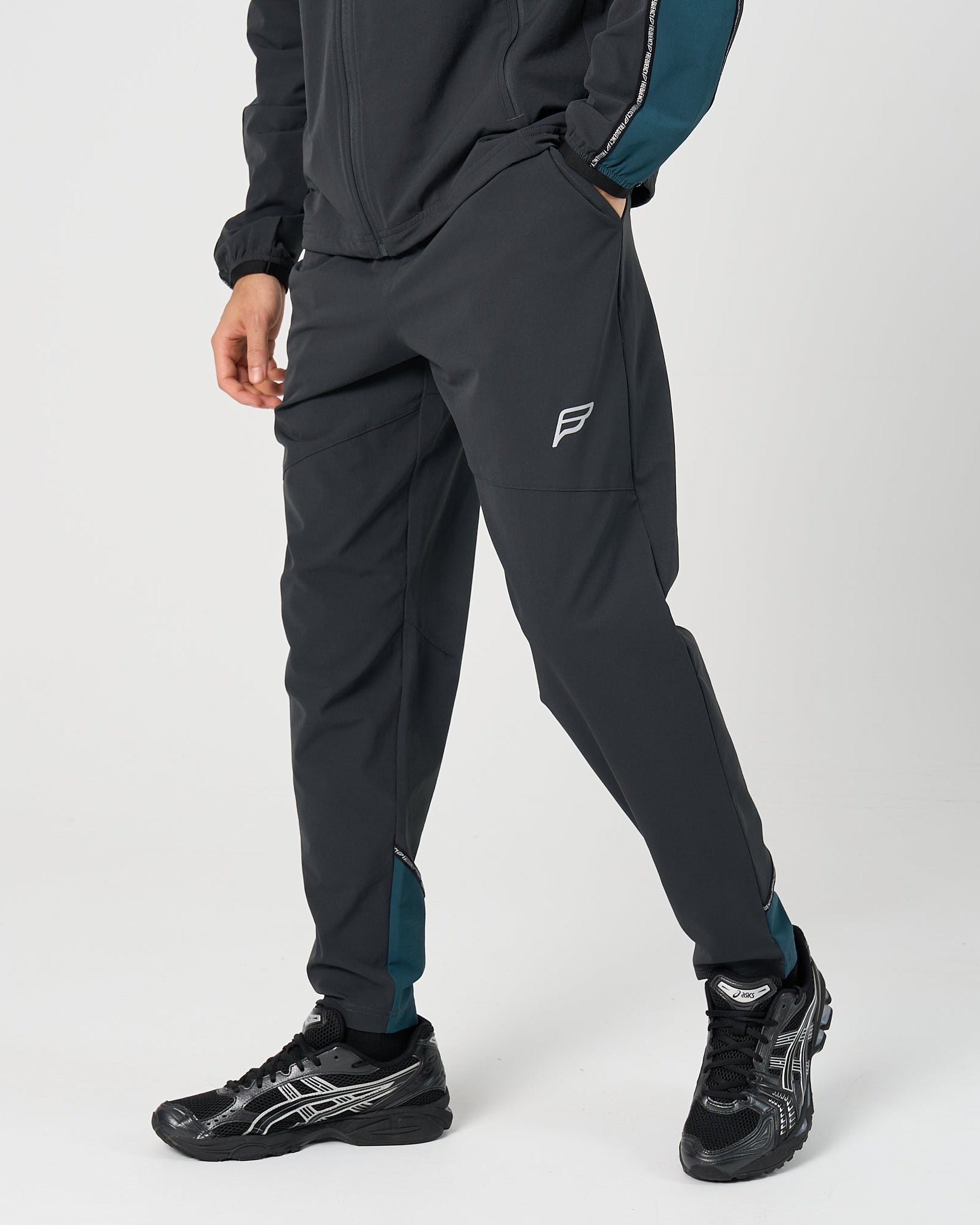 Mens Transform Tracksuit - Grey/Teal