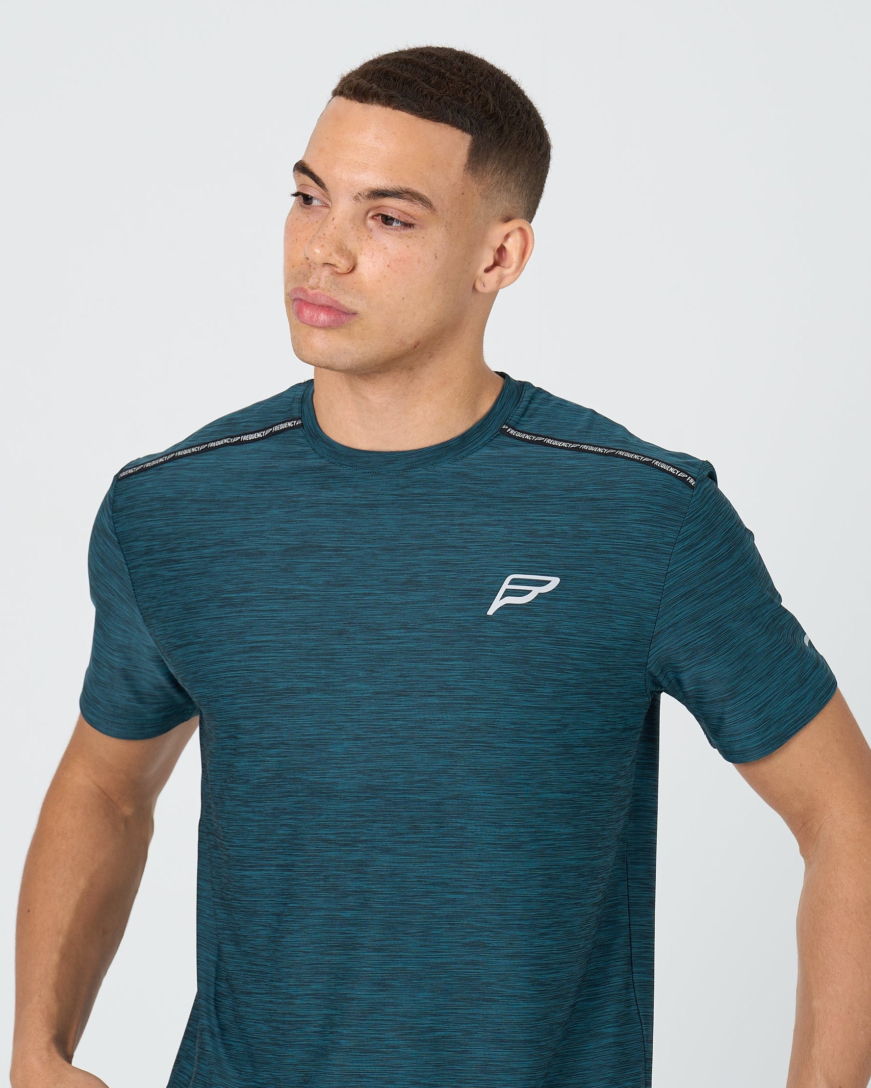 Mens Transform T-Shirt - Grey/Teal