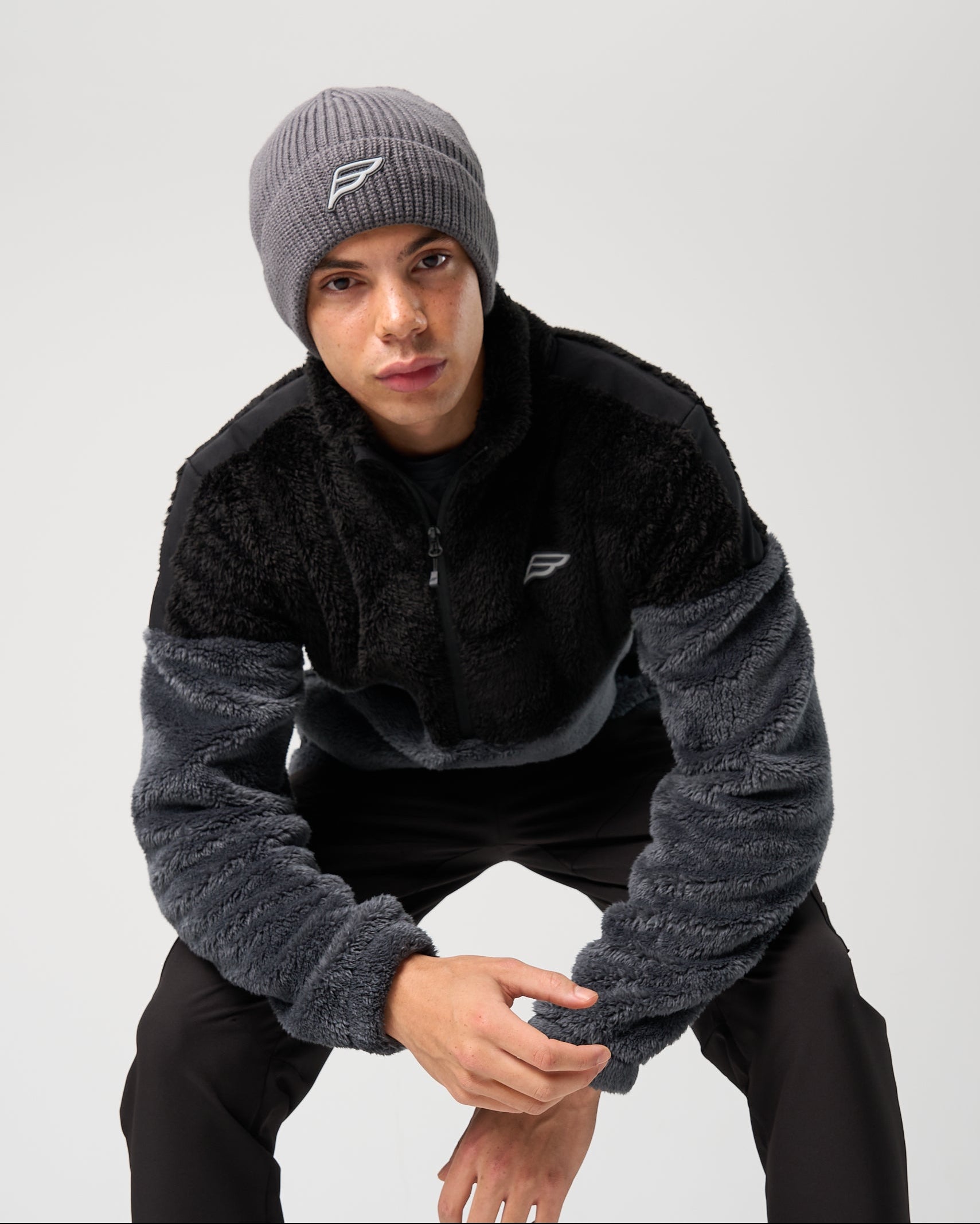 Mens Belief Beanie - Grey