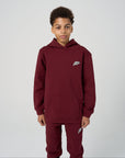 Juniors Tech Jogsuit - Burgundy