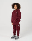 Infants Tech Jogsuit - Burgundy
