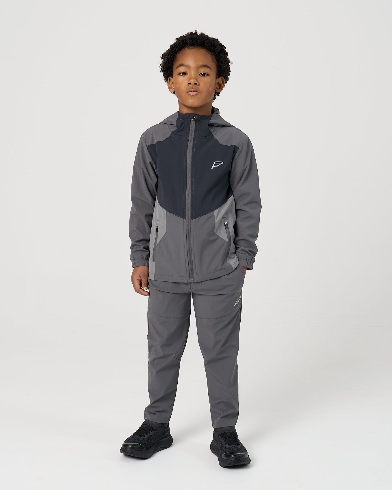 Infants Dynamic 3 Piece Tracksuit - Dark Grey