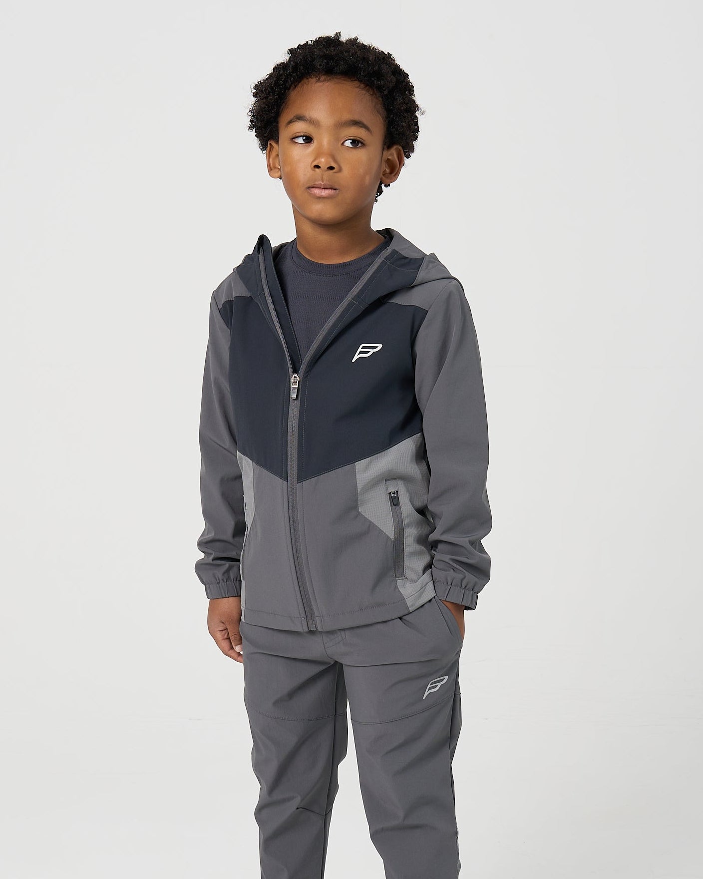 Infants Dynamic 3 Piece Tracksuit - Dark Grey