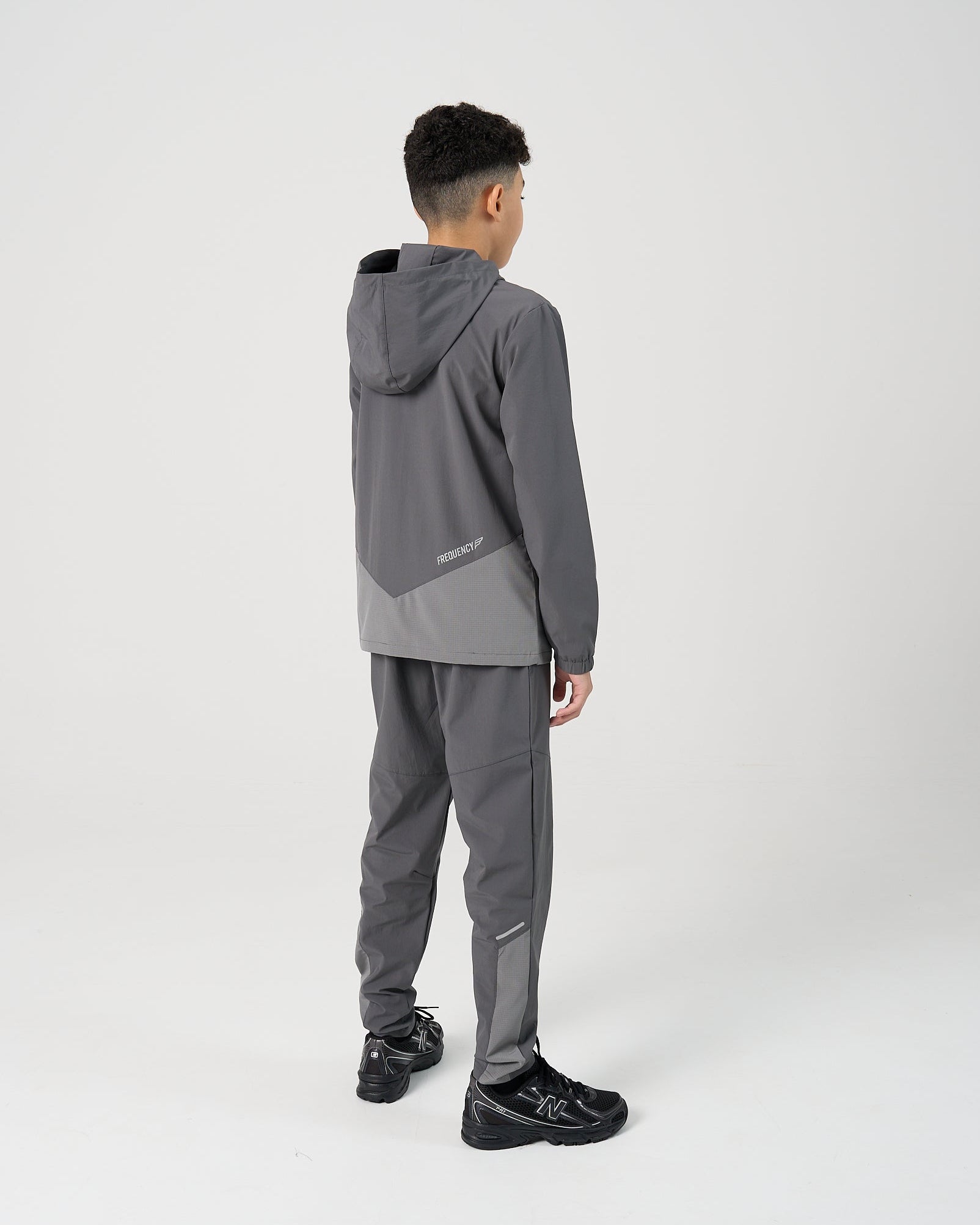 Juniors Dynamic 3 Piece Tracksuit - Dark Grey