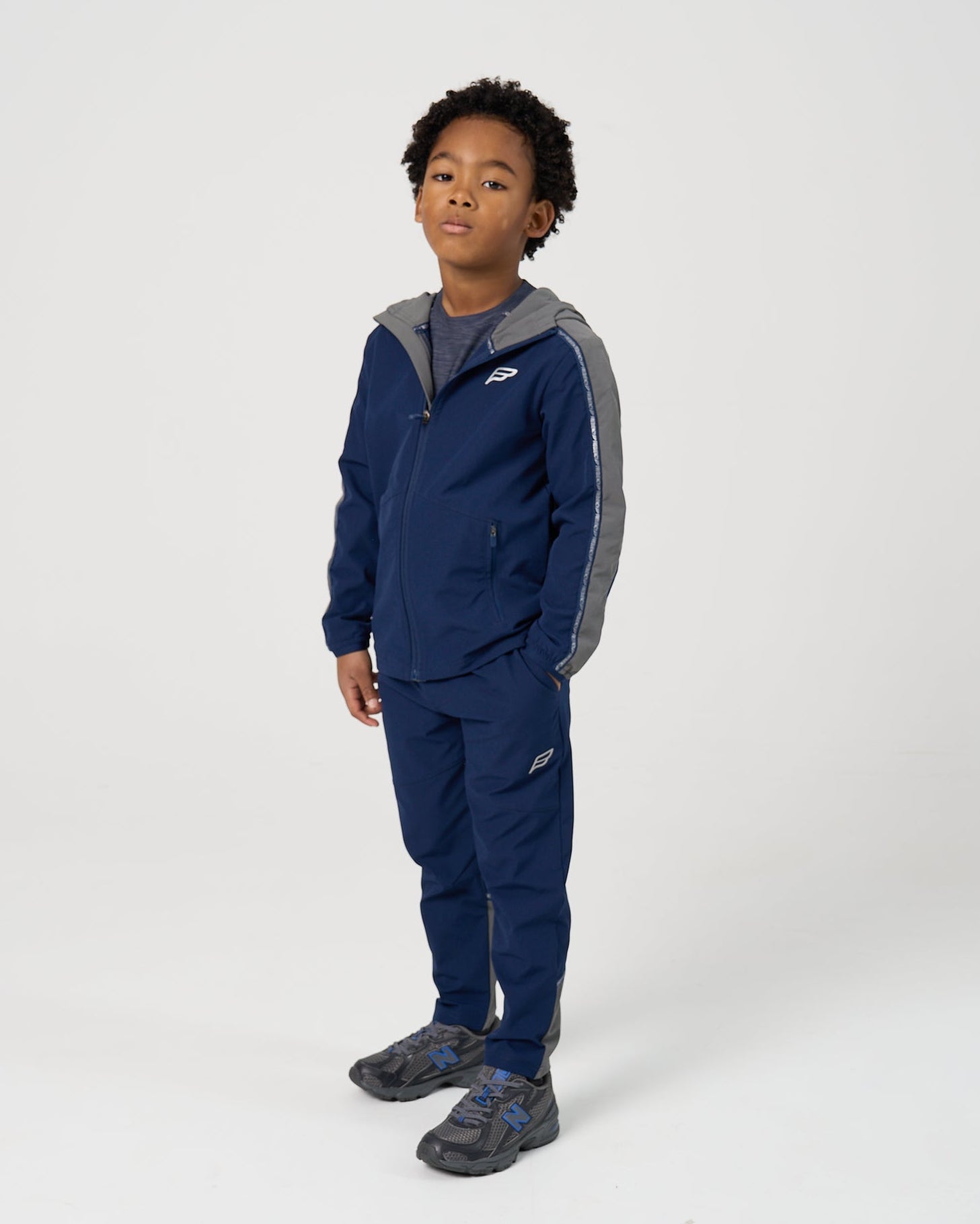 Infants Transform 3 Piece Tracksuit - Navy/Grey