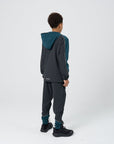 Juniors Transform 3 Piece Tracksuit - Grey/Teal