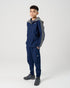 Juniors Transform 3 Piece Tracksuit - Navy/Grey