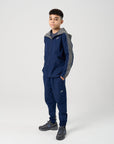 Juniors Transform 3 Piece Tracksuit - Navy/Grey