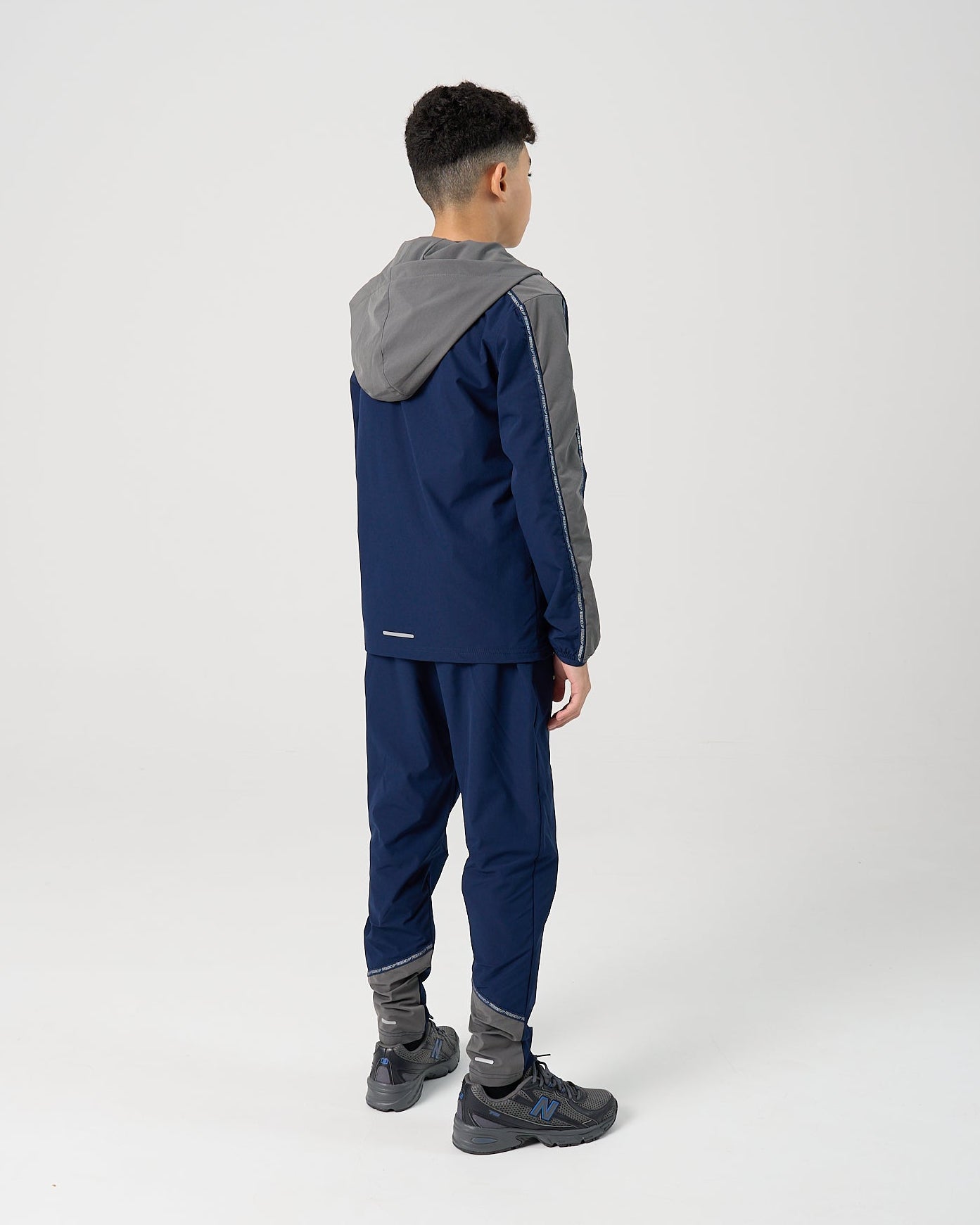 Juniors Transform 3 Piece Tracksuit - Navy/Grey