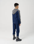 Juniors Transform 3 Piece Tracksuit - Navy/Grey