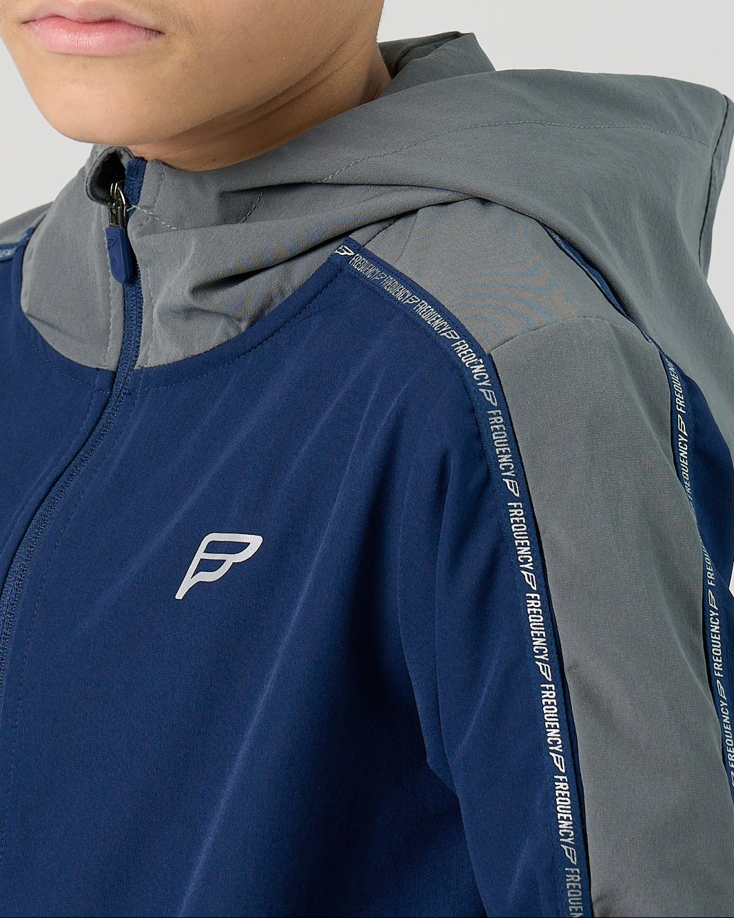 Juniors Transform 3 Piece Tracksuit - Navy/Grey