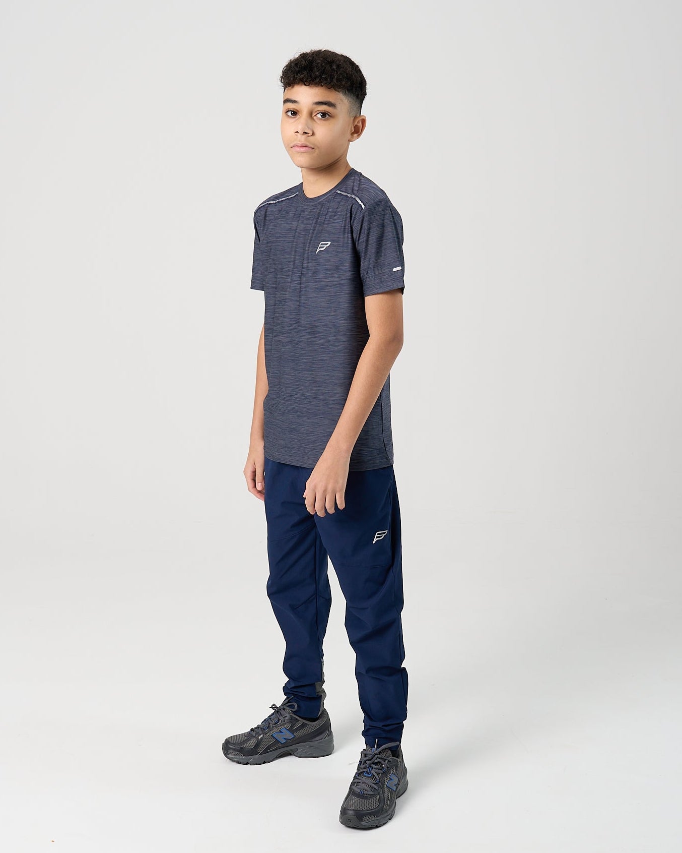 Juniors Transform 3 Piece Tracksuit - Navy/Grey