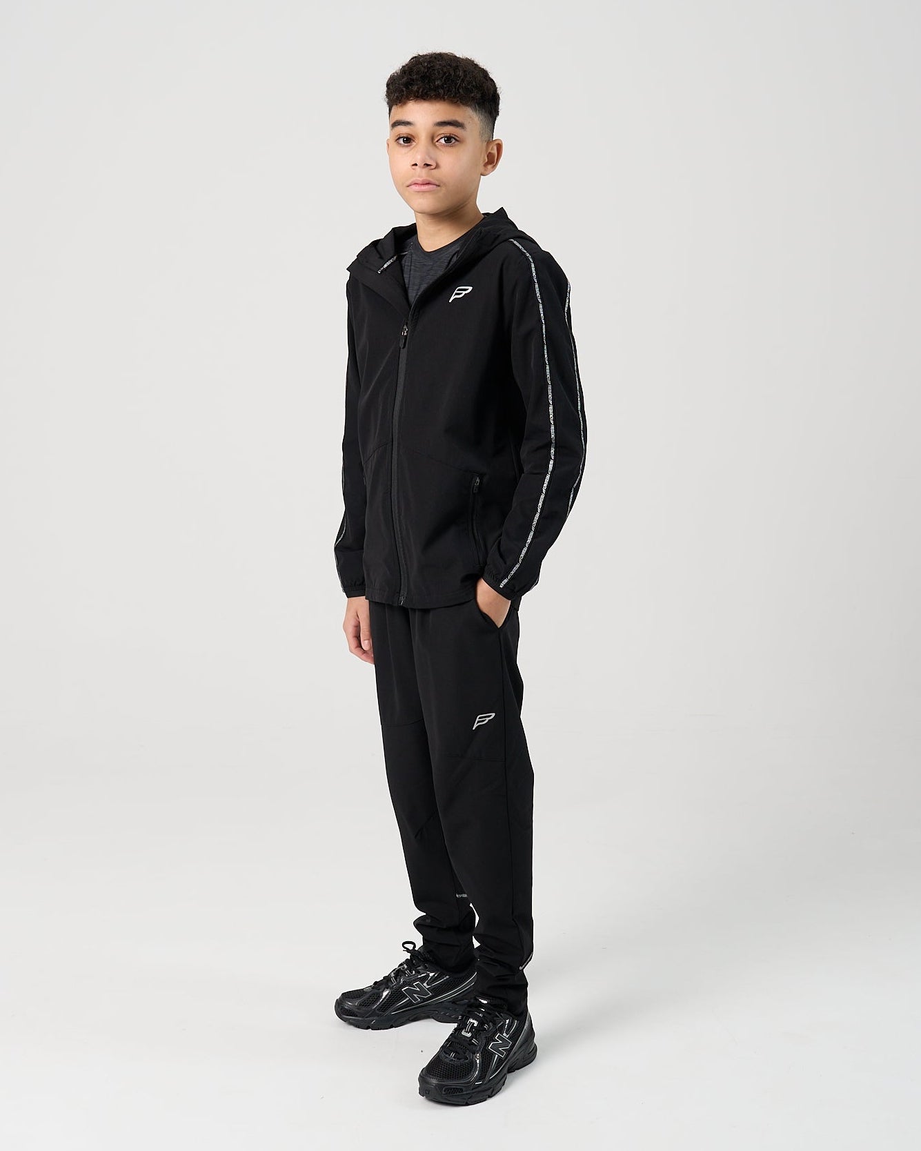 Juniors Transform 3 Piece Tracksuit - Black