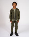 Khaki Attain 3 Piece Tracksuit