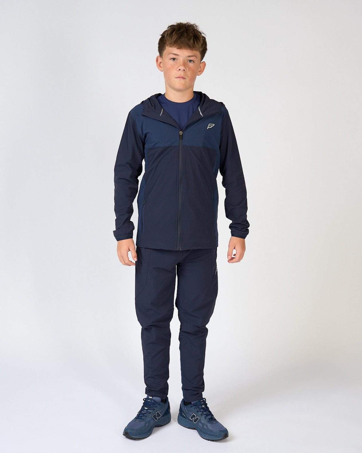 Juniors Deep Blue Evolve 3 Piece Tracksuit