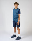 Juniors Navy Content Shorts