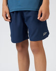Juniors Navy Content Shorts