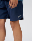 Juniors Navy Content Shorts
