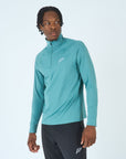 Mens Core Flex 1/4 Zip Top - Green