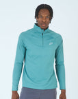 Mens Core Flex 1/4 Zip Top - Green
