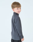 Infants Core 1/4 Zip Jogger Set - Grey/Black