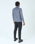 Mens Core 1/4 Zip Jogger Set - Grey/Black