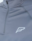 Mens Core 1/4 Zip Jogger Set - Grey/Grey
