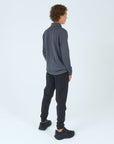 Juniors Core 1/4 Zip Jogger Set - Grey/Black