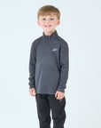 Infants Core 1/4 Zip Jogger Set - Grey/Black