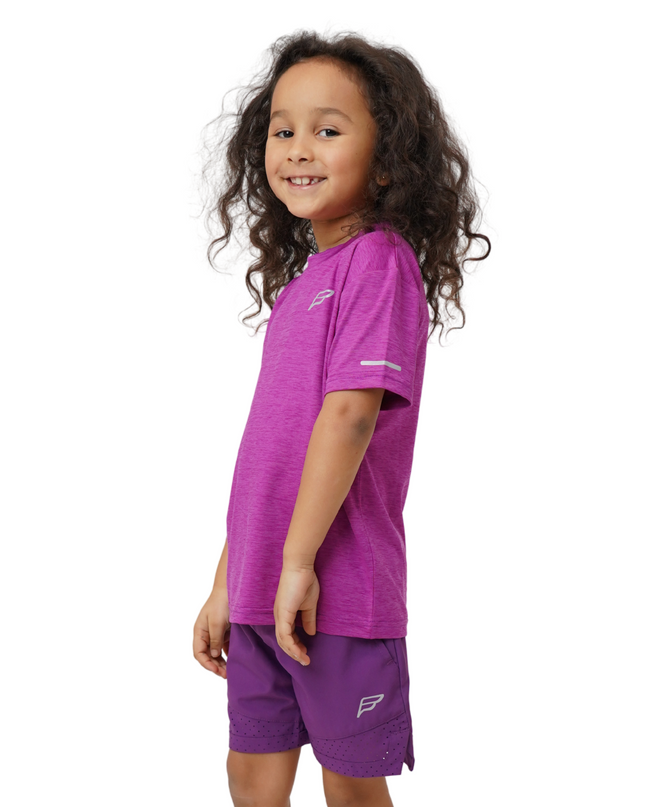 Purple Shorts & T-Shirt Set
