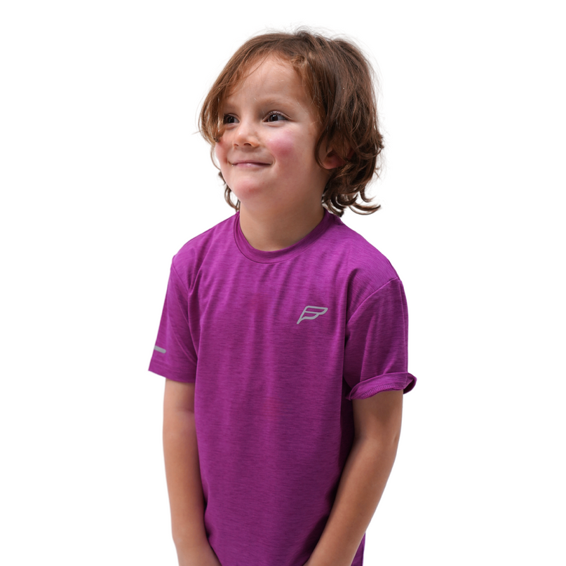 Purple Shorts & T-Shirt Set