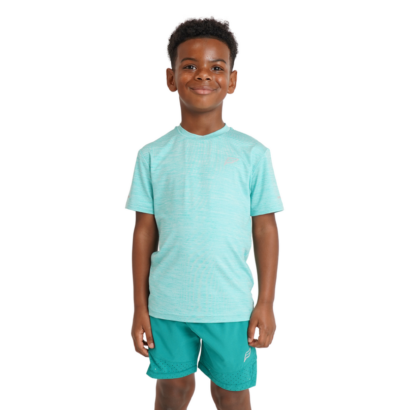 Turquoise Shorts & T-Shirt Set