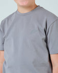 Juniors Tech Cotton T-Shirt - Grey