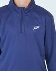 Juniors Core 1/4 Zip Jogger Set - Navy/Navy