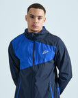 Mens Stride Windbreaker - Navy/Royal