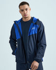 Mens Stride Windbreaker - Navy/Royal
