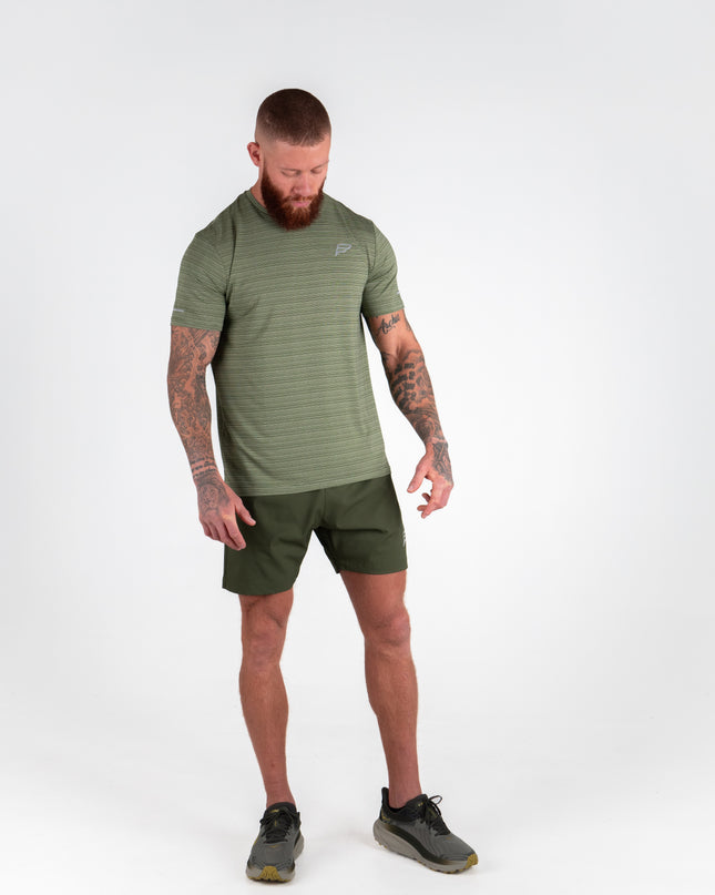 Khaki Green Shorts Set