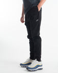 Juniors Black Elevate Pro Track Pants