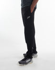 Mens Black Elevate Pro Track Pants - Short Leg
