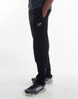 Mens Black Elevate Pro Track Pants - Short Leg