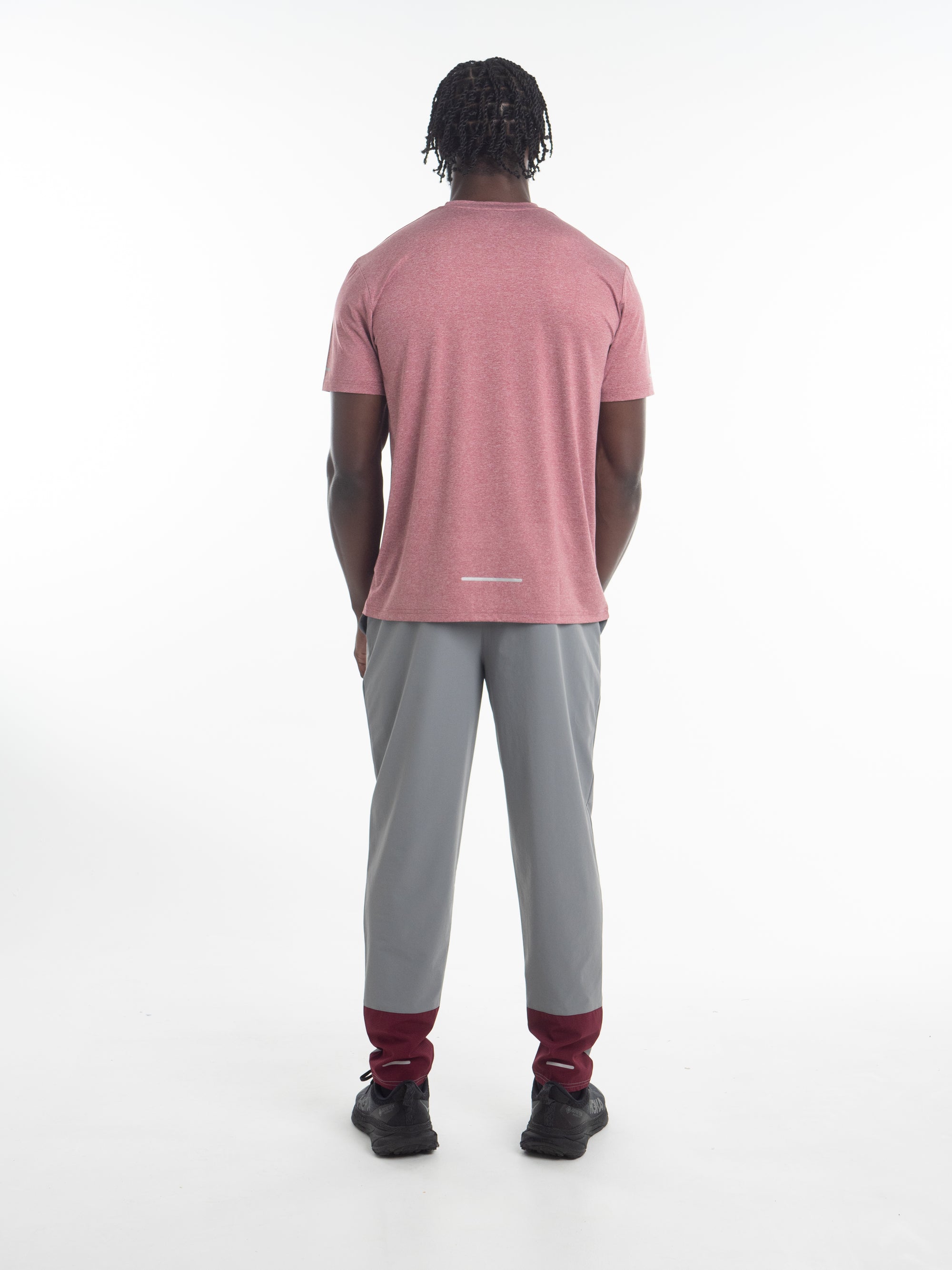 Mens Burgundy Attain T-Shirt
