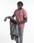 Mens Burgundy Attain T-Shirt