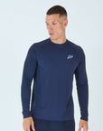 Mens Grid Tech Shorts Set LS - Passion Navy