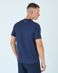 Mens Grid Tech T-Shirt - Passion Navy