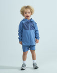 Infants Arc 3 Piece Shorts Set - Pastel Blue