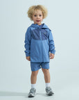 Infants Arc 3 Piece Shorts Set - Pastel Blue