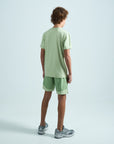 Juniors Arc Shorts Set - Pastel Green