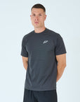 Mens Grid Tech Shorts Set SS - Pewter Grey