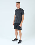Mens Grid Tech T-Shirt - Pewter Grey